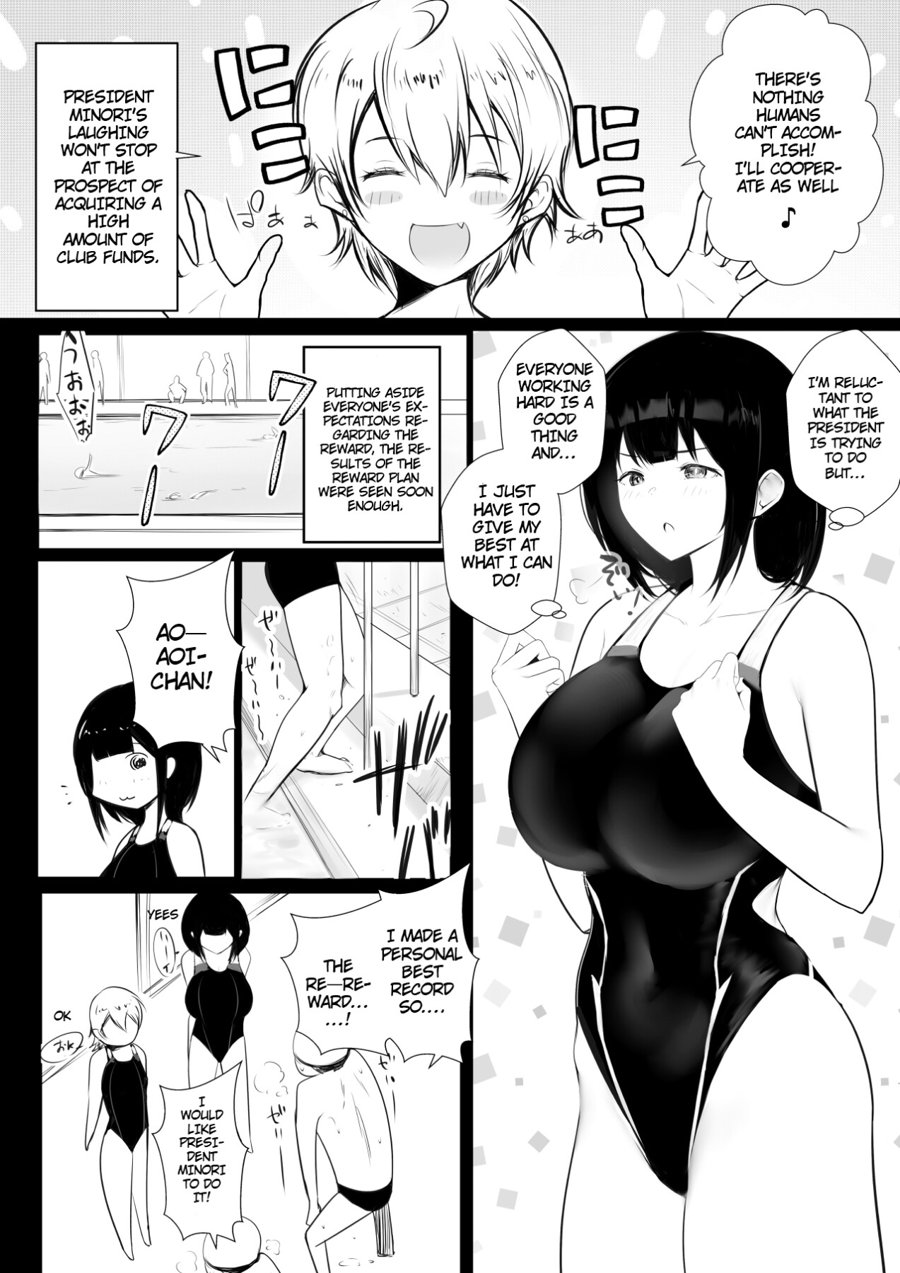 Hentai Manga Comic-I Witnessed The Big Breasted Schoolgirl Who Was Only Nice To Me having Sex With Another Man 7-Read-12